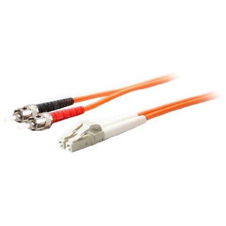 Add-on This Is A 7m Lc (male) To St (male) Orange Duplex Riser-rated Fiber Patch Cable.