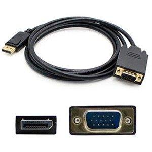 Add-on Addon 91.00cm (3.00ft) Displayport Male To Vga Male Black Adapter Cable