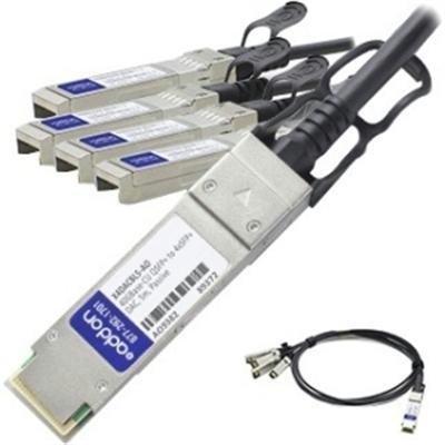 Add-on Addon Intel X4dacbl1 Compatible Taa Compliant 40gbase-cu Qsfp+ To 4xsfp+ Direct