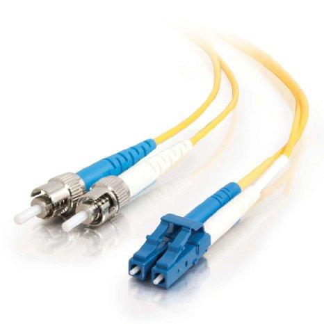 Add-on This Is A 4m Lc (male) To St (male) Yellow Duplex Riser-rated Fiber Patch Cable.