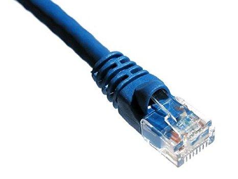 Axiom 50ft Cat6 550mhz Patch Cable Molded Boot (blue) - Taa Compliant