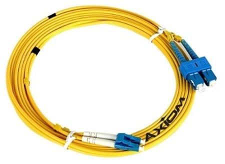 Axiom Lc/sc Singlemode Duplex Os2 9/125 Fiber Optic Cable 2m - Taa Compliant