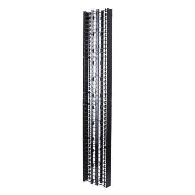 Legrand 6in Double-sided Vertical Cable Management Cage With Cover (taa Compliant)