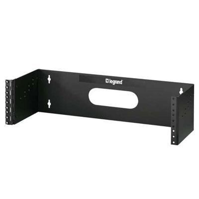 Legrand 3u Hinged Wall Mount Bracket Black 19in