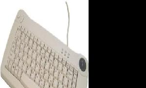 Adesso Ack-5010 - Mini-trackball Keyboard (white Usb)