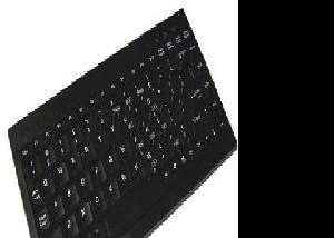 Adesso Ack-595 - Mini Keyboard With Embedded Numeric Keypad (ps/2, Black)