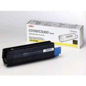 Okidata Toner Cartridge - Yellow - 5000 Pages