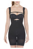 High Compression Wide Straps Mid-Thigh Bodysuit