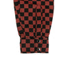 Checkered Button Down Shirt - Black And Red