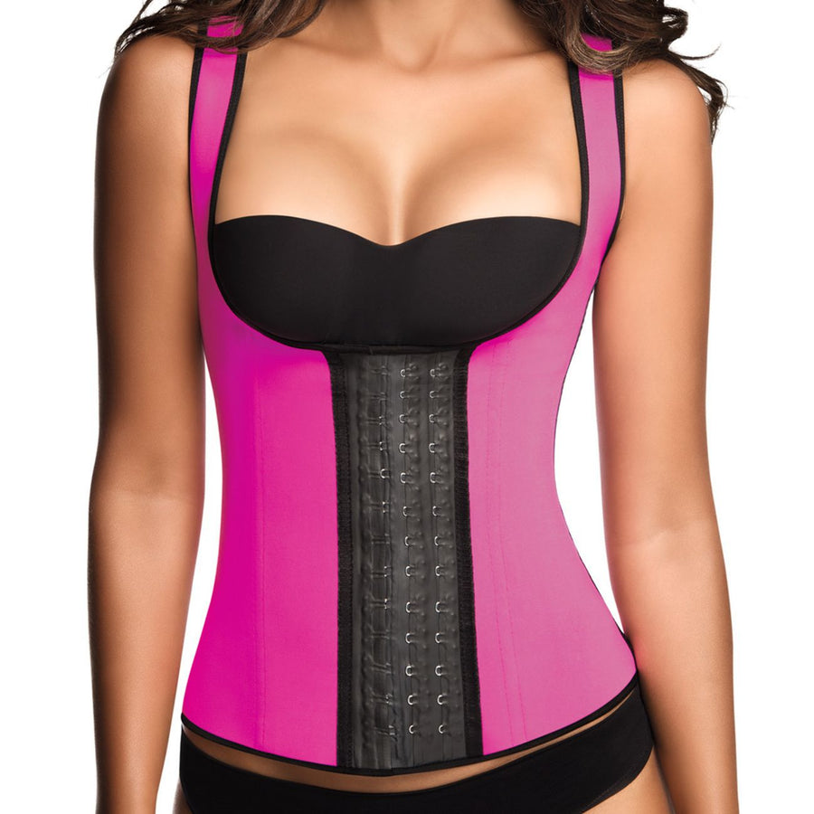 Classic 3 Hooks Latex Waist Cincher Shapewear Vest