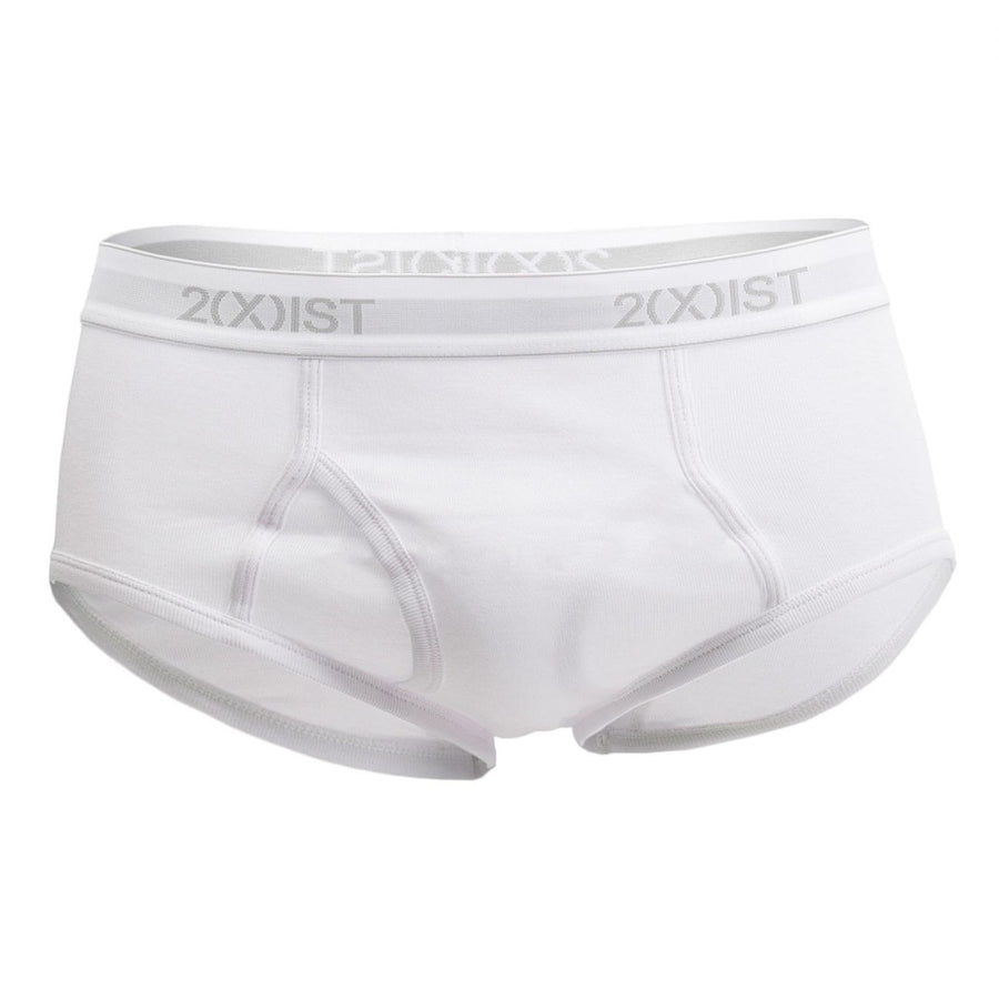 Cotton 3PK Fly-Front Briefs