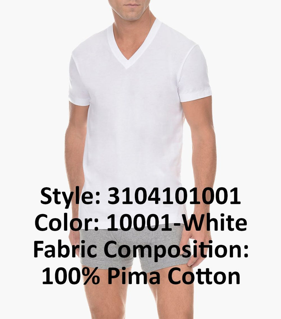 Pima Cotton V-Neck T-Shirt