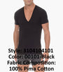 Pima Cotton Slim Fit Deep V-Neck T-Shirt