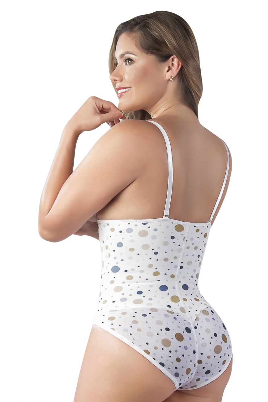 Dot Print Control Bodysuit