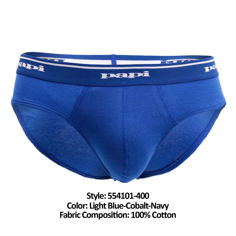 3PK 1X1 Rib Low Rise Brief