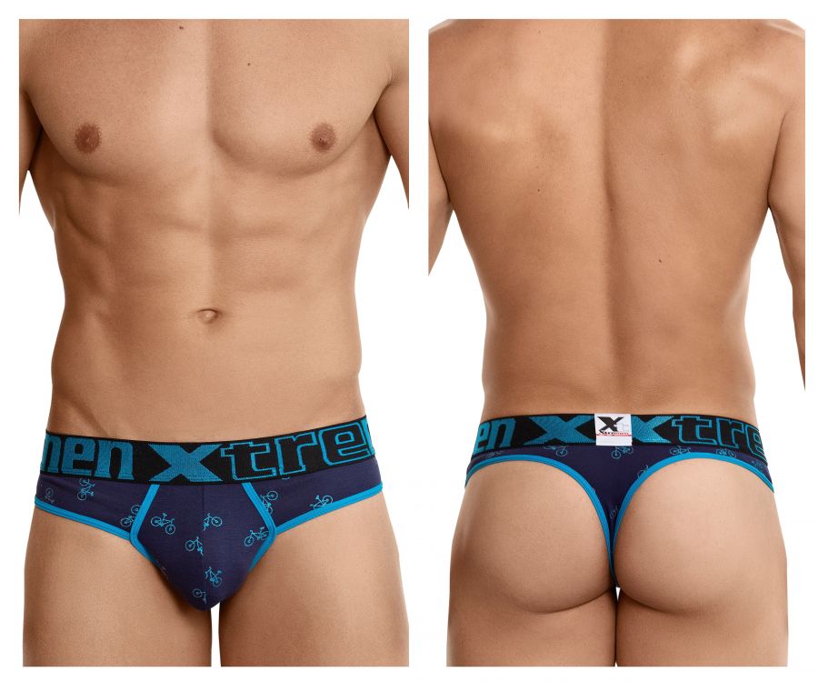 Cycling Print Thongs