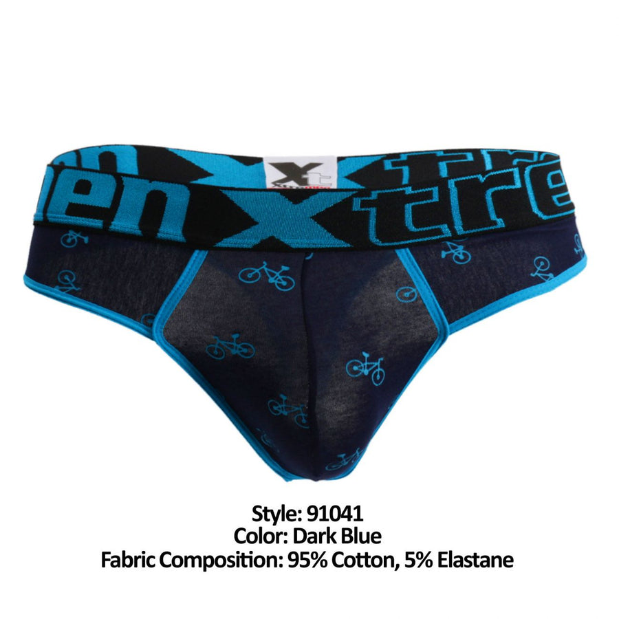 Cycling Print Thongs