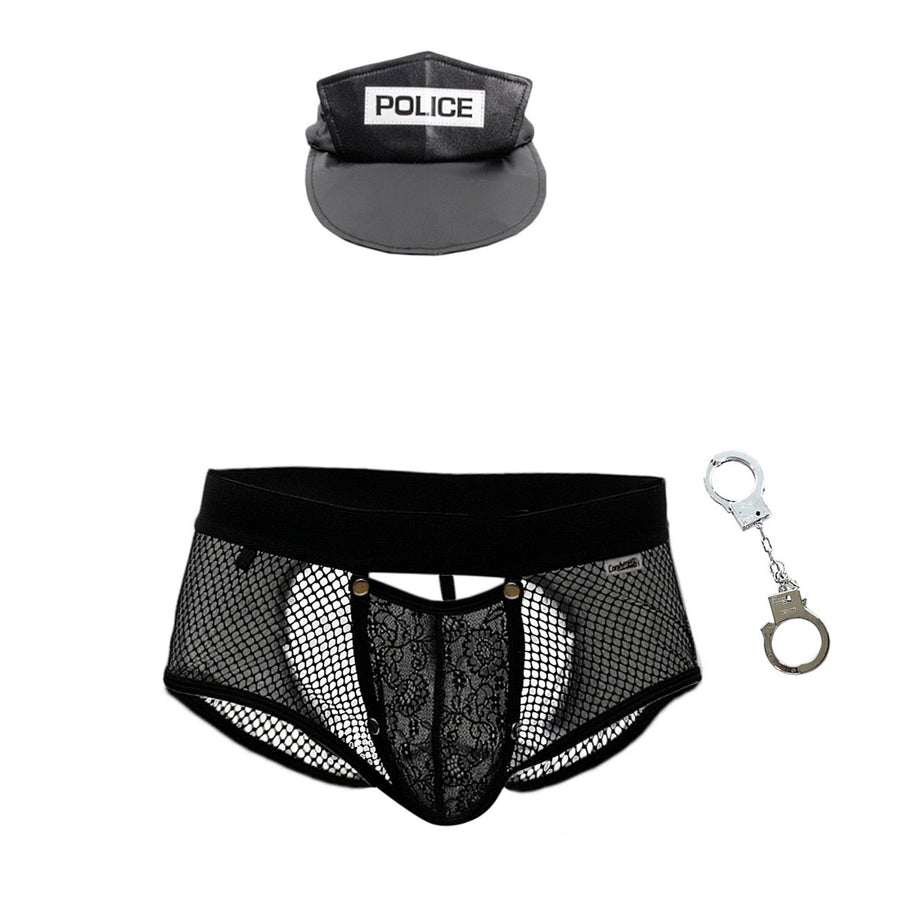 Police Man Costume outfit Briefs