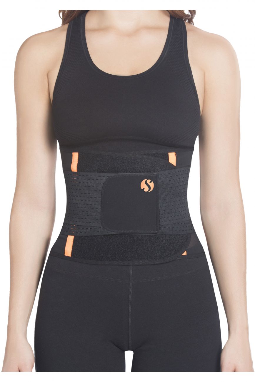 Workout Waist Trainer with touch fastener