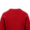 Flare Back Crew Sweater Top - Red