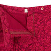 Floral Embroidered Lace Shorts - Fuchsia