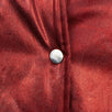 Metallic Silk Baseball Bomber Varsity Jacket - Red