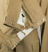 Drop 7 Cotton 3 Roll 2 Button Suit - Brown