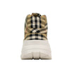 Vintage Check High-Top Sneakers - Beige