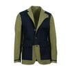 Reversible 3 Button Sport Coat - Green / Navy