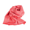 D-Check Silk-Wool Scarf - Pink