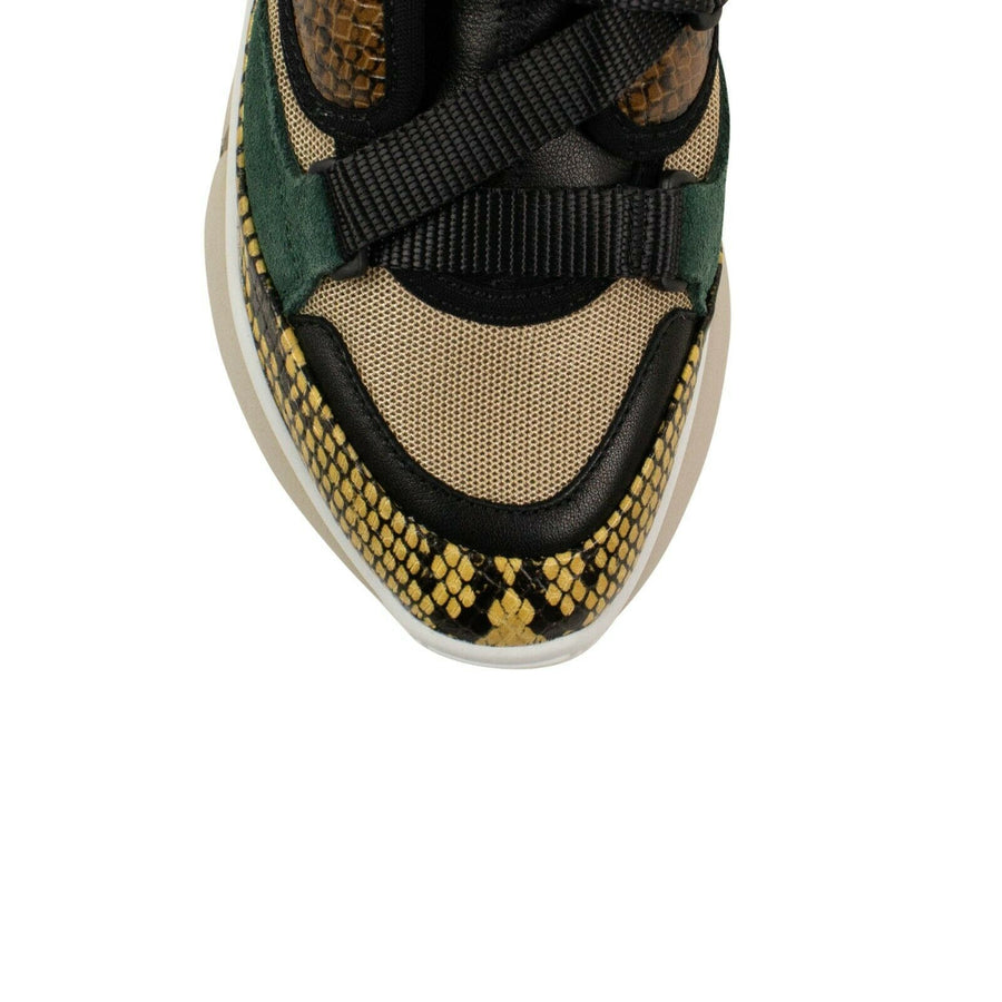 Python Print Calfskin 'Sonnie' High-Top Sneakers