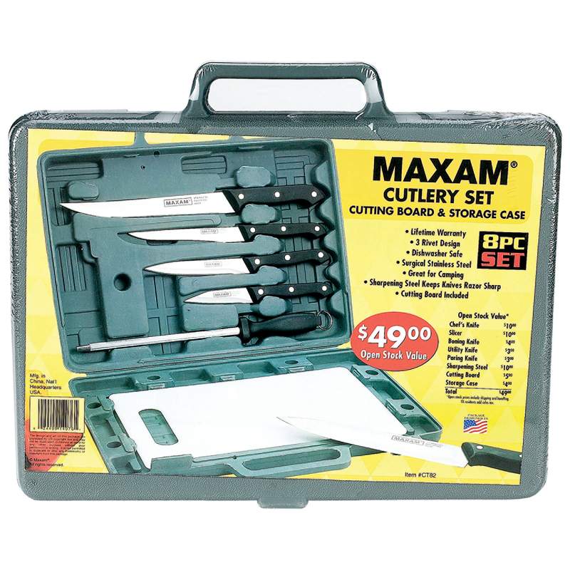 Maxam¬Æ Knife Set with Cutting Board