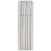 Maxam¬Æ 2oz Stainless Steel Flask with 2 Cigar Tubes