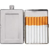 Maxam¬Æ 2.5oz Stainless Steel Flask with Cigarette Holder 