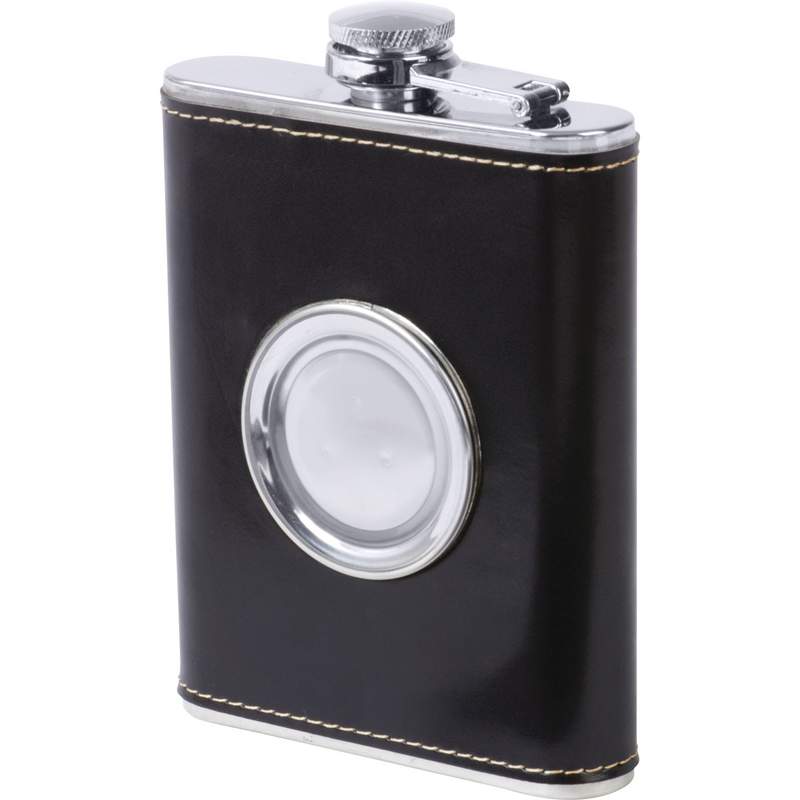 Maxam¬Æ 6.8oz Stainless Steel Flask with Built-In Cup