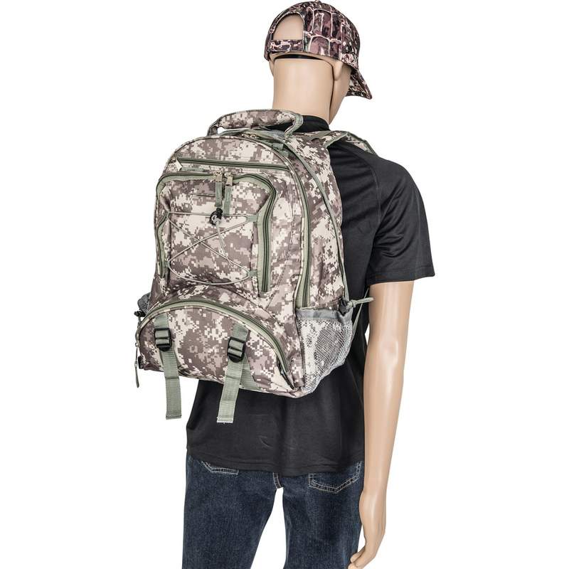 Extreme Pak Digital Camo Water-Resistant Backpack