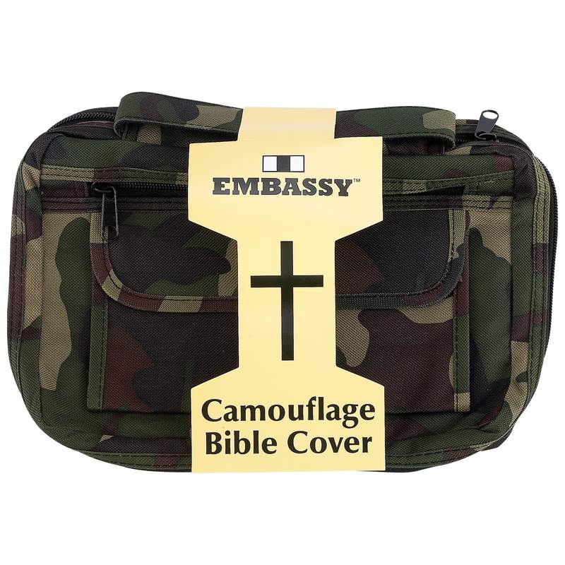 Embassy Camouflage Bible Cover