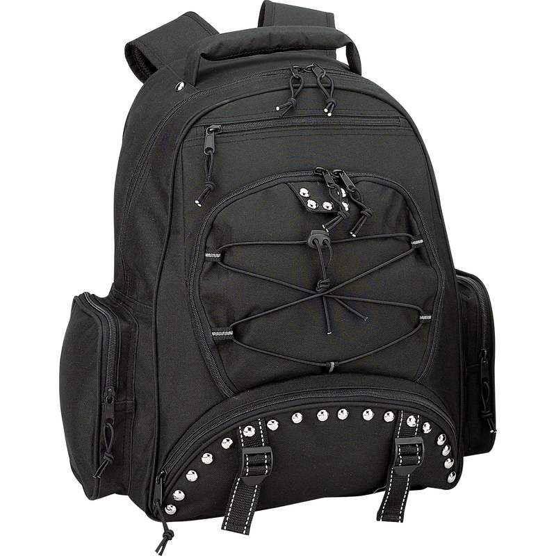 Diamond Plate Heavy-Duty PVC Motorcycle Cooler Bag and Backpack