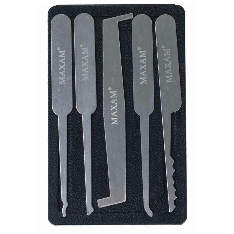 Maxam¬Æ 5pc Lock Pick Set with Case