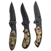 Maxam¬Æ 3pc Liner Lock Knife Set