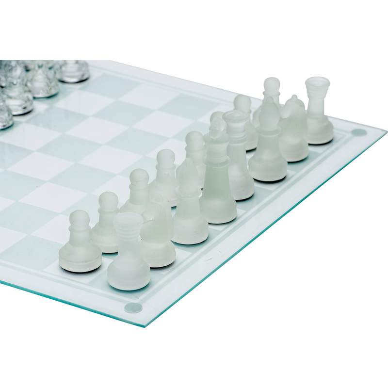 Maxam 33pc Glass Chess Set