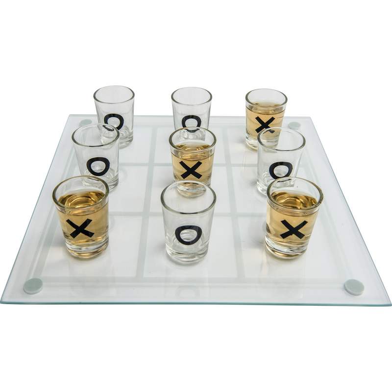 Maxam Shot Glass Tic-Tac-Toe Game