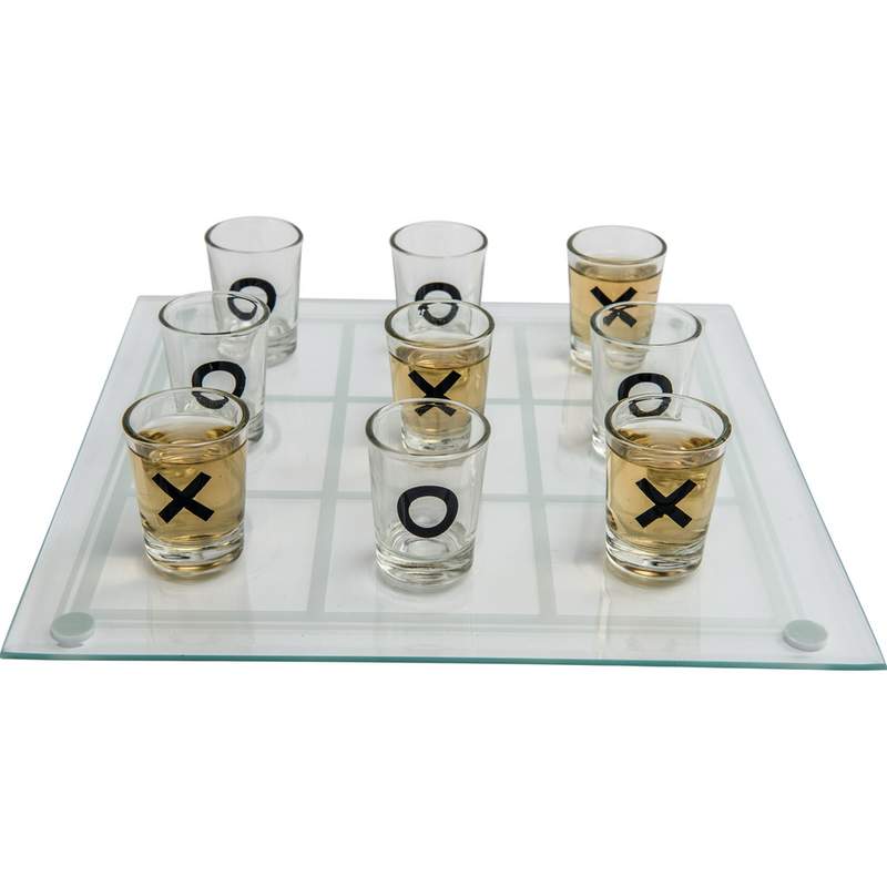 Maxam Shot Glass Tic-Tac-Toe Game