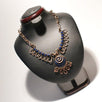 Handmade Antiqued Copper Lapis Lazuli Necklace