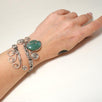 Handmade Green Aventurine Cuff Bracelet