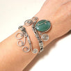 Handmade Green Aventurine Cuff Bracelet