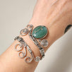 Handmade Green Aventurine Cuff Bracelet