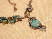 Handmade Aventurine Necklace Wire Wrapped