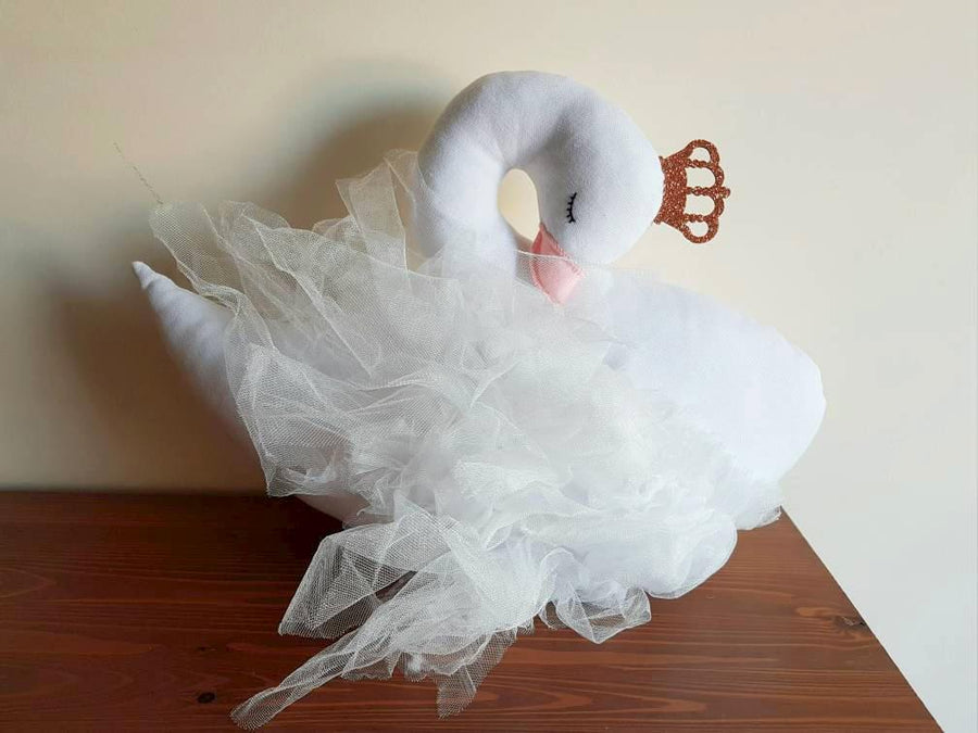 Handmade Big Swan Doll Stuffed Swan Plush Nursery Wedding Decor