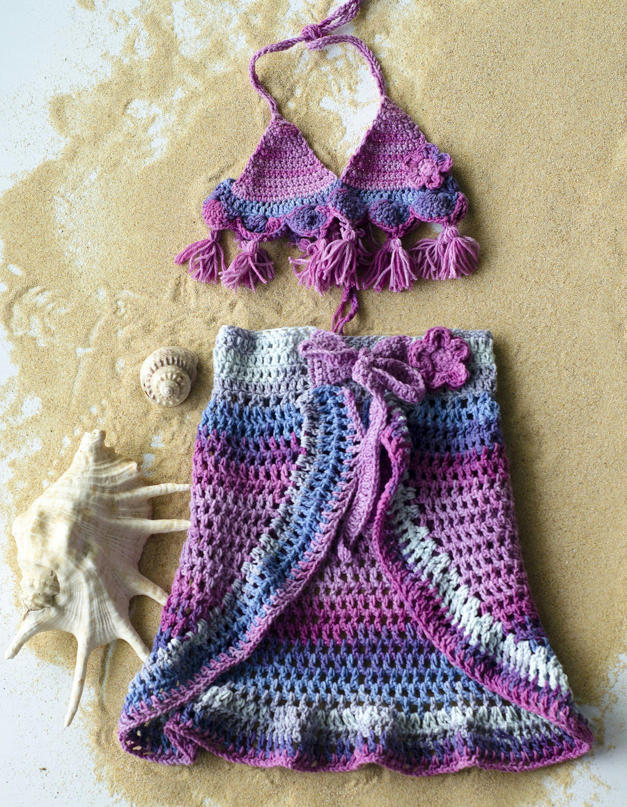 Handmade Boho Kids Beachwear Baby Girl Swimsuit Cover